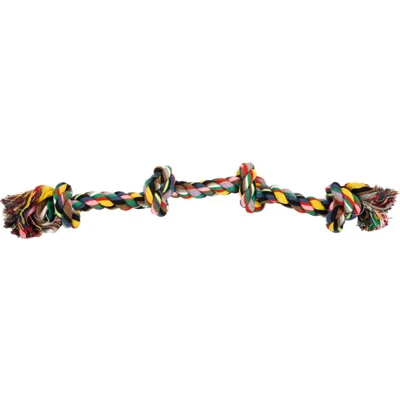 Beeztees Flossytoy Gekleurd - 4 knopen - 360 gram