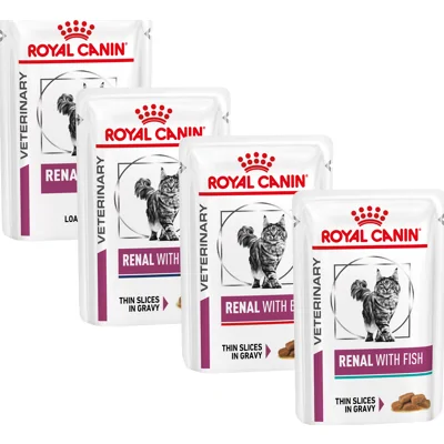 Royal Canin Renal Kat - zakjes 12 x 85 g vis