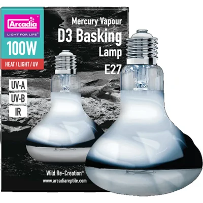 Arcadia D3 Warmtelamp - 100W