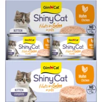 24x GimCat ShinyCat Kitten Jelly Kip 70 gr 24x GimCat ShinyCat Kitten Jelly Kip 70 gr