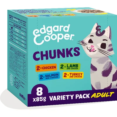 Edgard & Cooper multipack kat natvoer blikjes 8 x 85gr