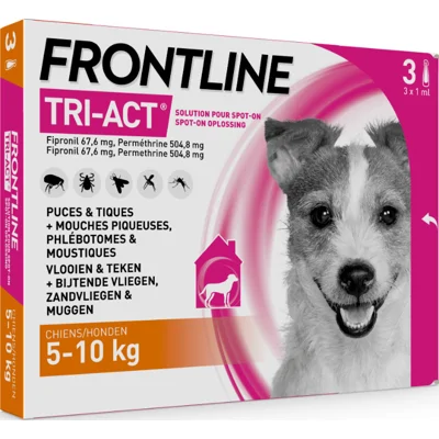 Frontline Tri-Act S hond 5 - 10 kilo