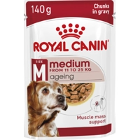 Royal Canin Medium Ageing natvoer hondenvoer zakjes 10x140g