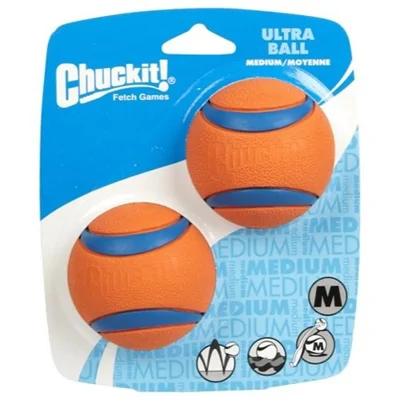 Chuck It Ultra Ball hondenspeelgoed Medium (2 stuks)