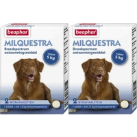 2x Beaphar Milquestra Ontworming Tabletten Hond 5 - 50 kg 2 tabletten product name