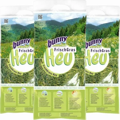 3x Bunny Nature Vers Gras Hooi Kamille 500 gr