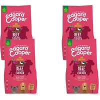 4x Edgard&Cooper Hondenvoer Bio Rund - Bio Kip 2,5 kg