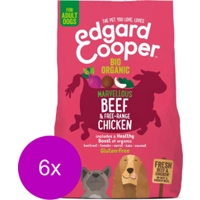 6x Edgard&Cooper Hondenvoer Bio Rund - Bio Kip 700 gr
