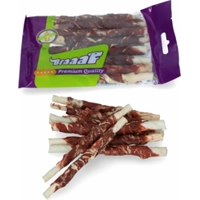 Braaaf Rol Sticks Hondensnack 12 cm Lam - Vis 80 gr