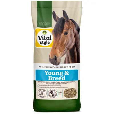 Vitalstyle Paardenmuesli Young&Breed 15 kg