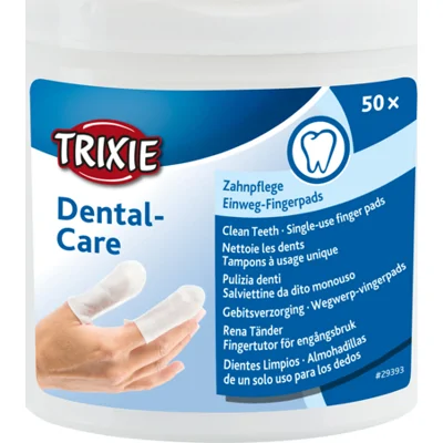 Trixie Gebitsverzorging Wegwerp-vingerpads - 2 x 50 stuks