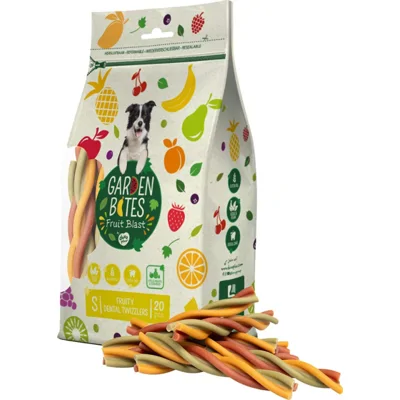 Garden Bites Fruity Dental Twizzlers hondensnack 2 x L