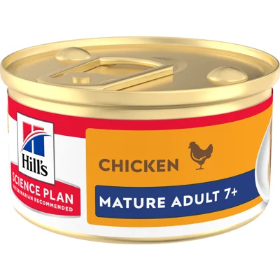 Hill's Science Plan Feline Mature Adult Premium Mousse - Kip - 12 x 85 g