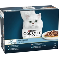 Purina Gourmet Perle Zee Duo natvoer kat (12x85 g) 12 x 85 g