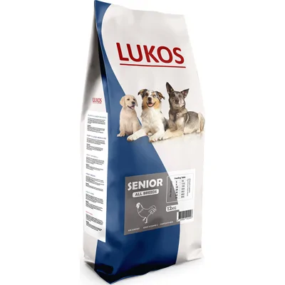 Lukos Senior - premium hondenvoer 2 x 12 kg