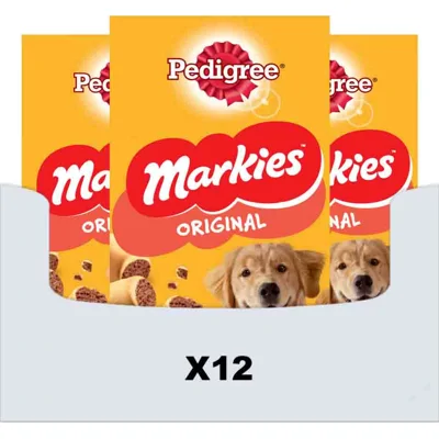 12x Pedigree Markies Original Hondensnacks Vlees 500 gr