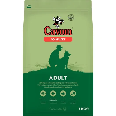 3x Cavom Compleet Hondenvoer Droog 5 kg