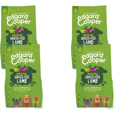 4x Edgard&Cooper Hondenvoer Graslam 2,5 kg