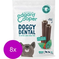 8x Edgard&Cooper Doggy Dental Sticks Small Aardbei - Frisse Muntolie product name