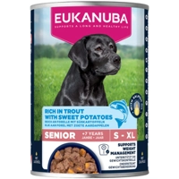 Eukanuba Life Care Dog Hondenvoer Nat Senior Trout&Sweet Potaties 400 gr