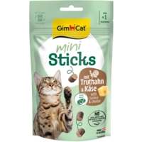 GimCat Mini Sticks Kattensnack Kalkoen&Kaas 50 gr