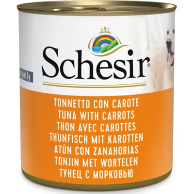 Schesir Hondenvoer Tonijn Wortel in Gelei 285 gr