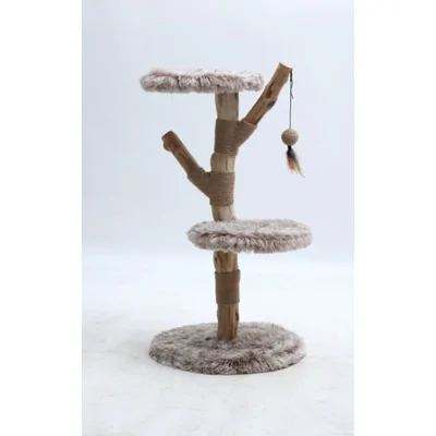 Adori Krabpaal Izzi Wit Bruin 45x45x86 cm