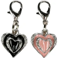 Flamingo Medaillon Hart Eef - 2 stuks Flamingo Medaillon Hart Eef - 2 stuks