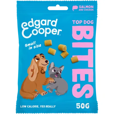 Edgard & Cooper Bites Small Zalm&Kip hondensnacks 50 gram