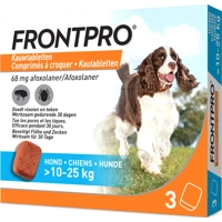 Frontpro kauwtablet Hond Large 3 kauwtabletten 10-25kg