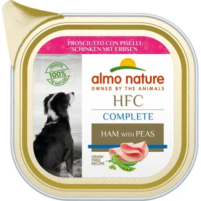 Almo Nature HFC Complete ham met erwten natvoer hond (85 g) 1 tray (17 x 85 g)