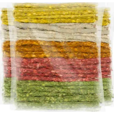 3x Holland Diervoeders Munchy Stick Gekleurd 100 stuks