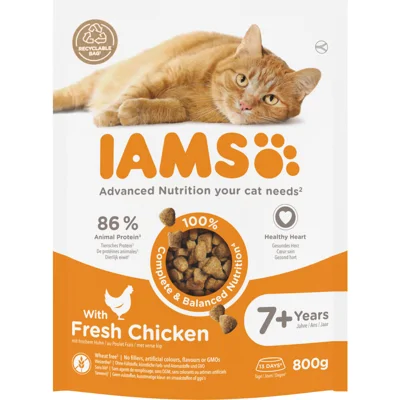 5x IAMS Kat Senior Kip 800 gr