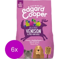 6x Edgard&Cooper Hondenvoer Hert - Scharreleend 700 gr