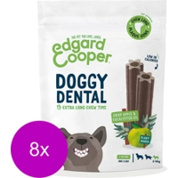 8x Edgard&Cooper Doggy Dental Sticks Small Appel - Eucalyptusolie