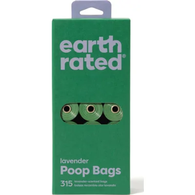 Earth Rated Eco Poepzakjes Lavendel 21 x 15 zakjes