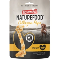 6x Rosewood Naturefood Hondensnack Collageen Rope Chicken S 100 gr