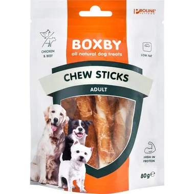 Boxby Chew Sticks Chicken - 3 x 80 g