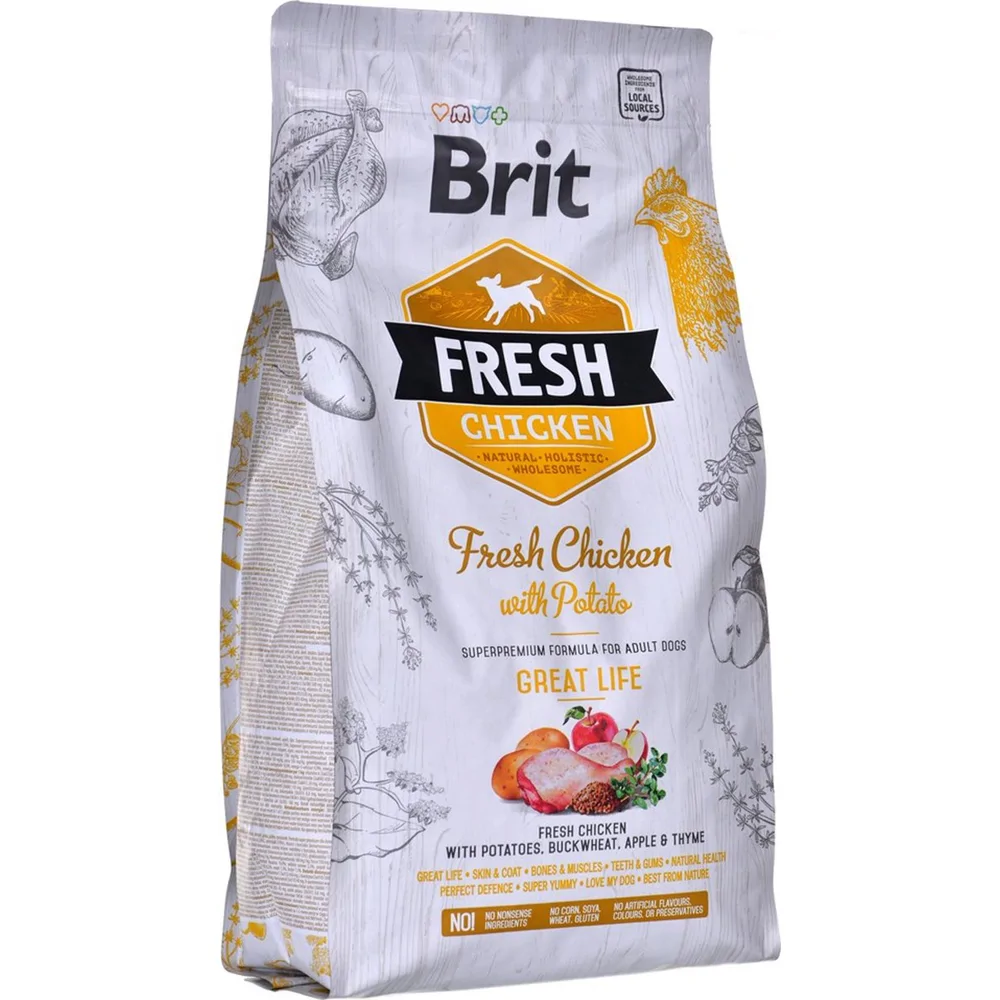 Brit Fresh Chicken with Potato Adult - 2,5 kg