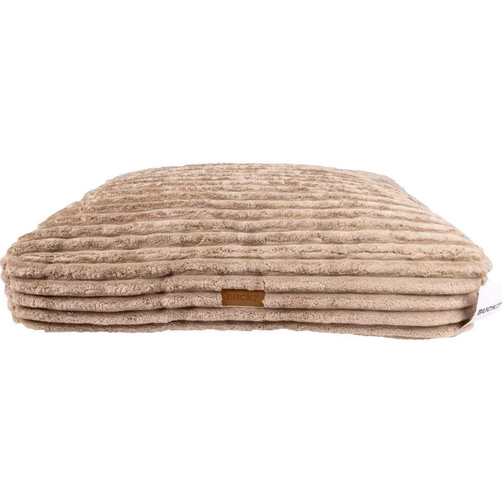 Buckz Corduroy Hondenmand Leo - Beige - L