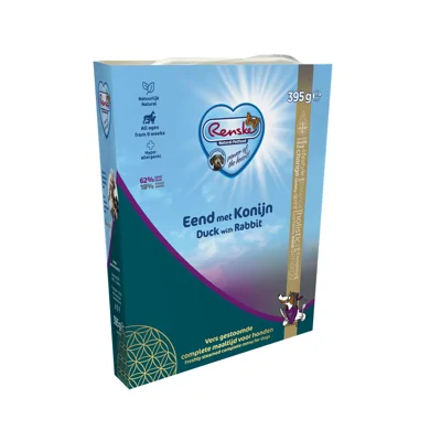 Renske Vers Vlees - Eend met konijn - 10 x 395 gram
