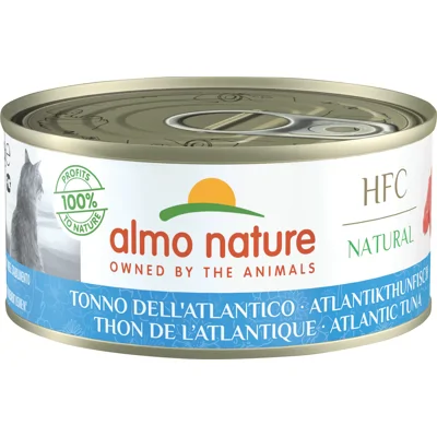 Almo Nature HFC atlantische oceaan tonijn kattenvoer natvoer 150gr