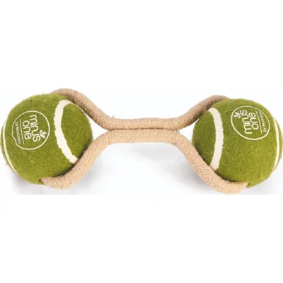 Beeztees Minus One duo tennisbal koord