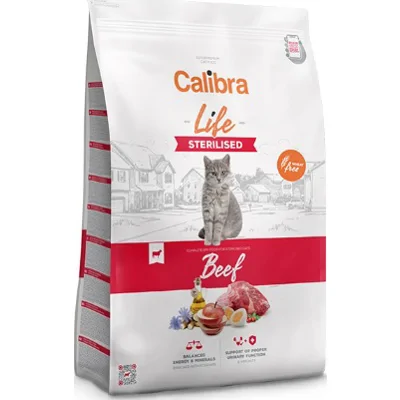 Calibra Life Cat Sterilised Beef kattenvoer 1,5kg