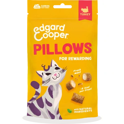 Edgard & Cooper Pillows Kalkoen kattensnacks 60 gram