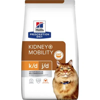 Hill's Prescription Diet K/D + Mobility kattenvoer met Kip 3kg zak