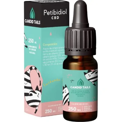Petibidiol 250 mg CBD olie kat 10 ml