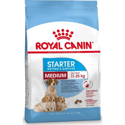 Royal Canin Medium starter mother & babydog honden en puppy voer 15kg