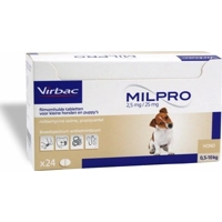 Virbac Milpro Kleine honden en puppies 24 tabletten product name