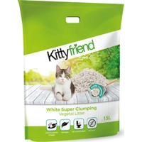 Kitty Friend White Super Clumping kattenbakvulling 15 liter product name